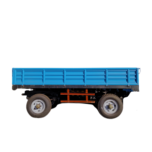 Farm Trailer Double Axle with Drop Sides: 6 Ton